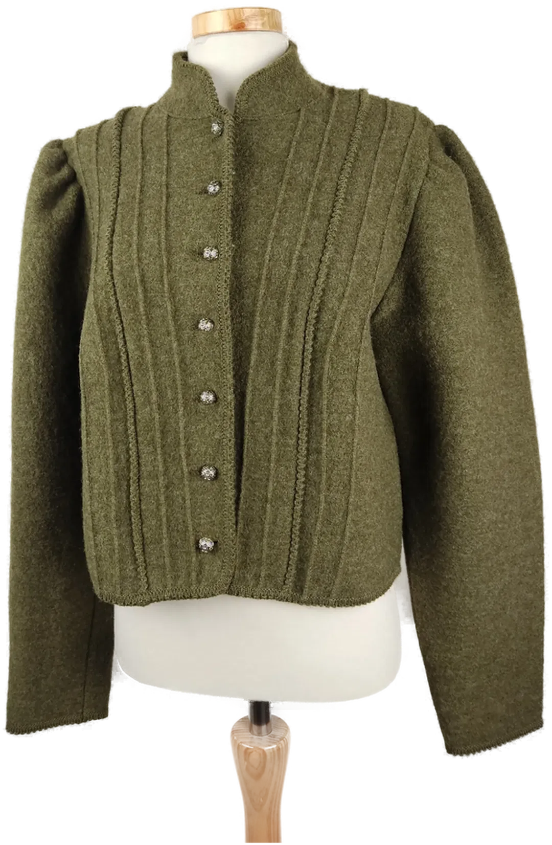 Huber Strickmoden Damen-Trachtenjacke grün - XXXL/46 - Bild 1