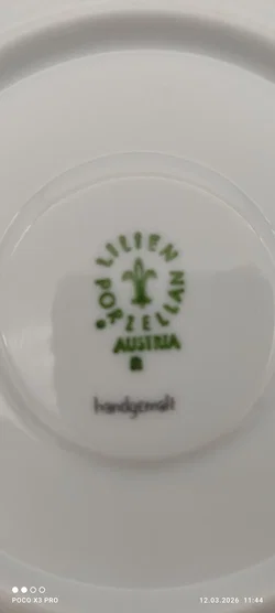 Lilien Porzellan Mocca-Untersetzer 6er | Sammlerstück - Bild 9