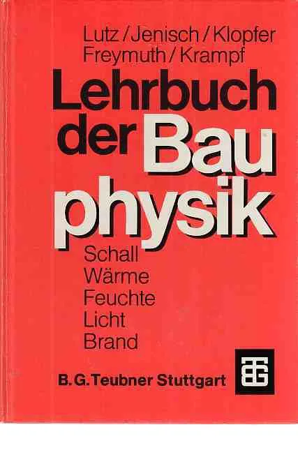 Lehrbuch der Bauphysik - Lutz/Jenisch/Klopfer/Freymuth/Krampf - Bild 2