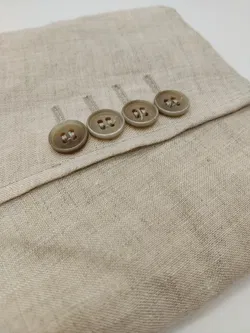 Pierre Cardin Herren Leinen Sakko, beige - Gr. M  - Bild 5