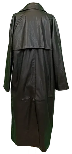 Bershka Damen Mantel schwarz Gr. L - Bild 2