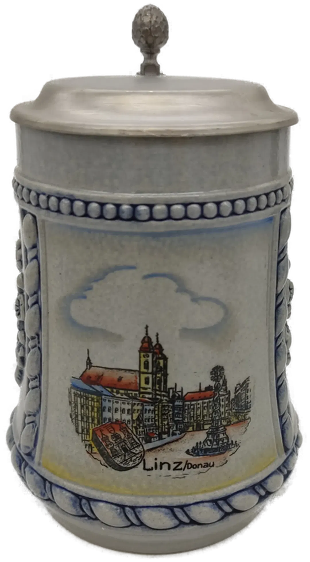 Keramik-Bierkrug - Linz/Donau Orginal King Austria - Bild 4