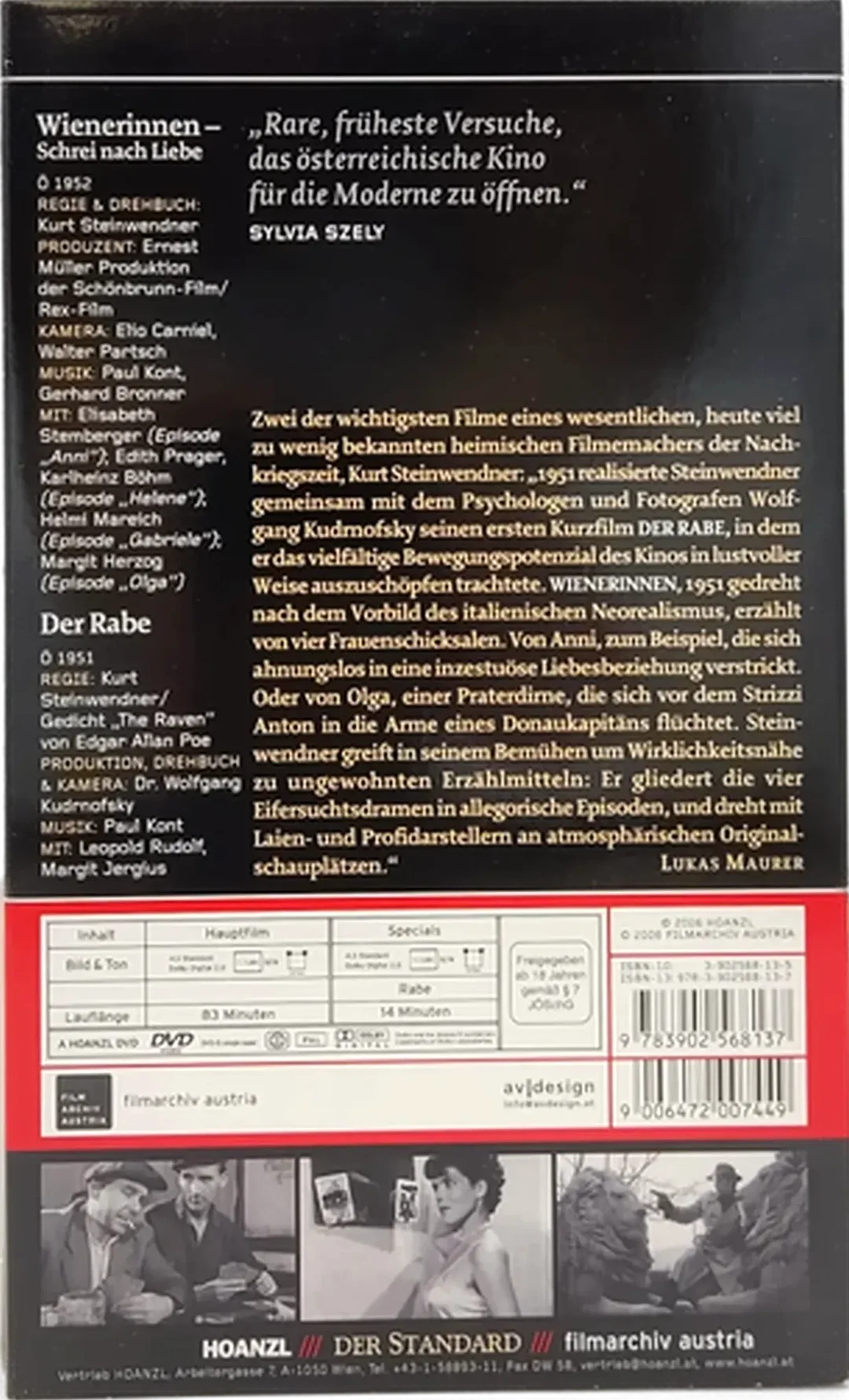 DVD "1. Wienerinnen 2. Der Rabe" – Bild 2