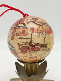 22 Stk. Old Fashioned Decoupage Weihnachtskugeln - Bild 7