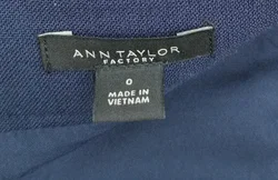 Minirock Ann Taylor Factory Dunkelblau | Business-Eleganz – Vorschau 5