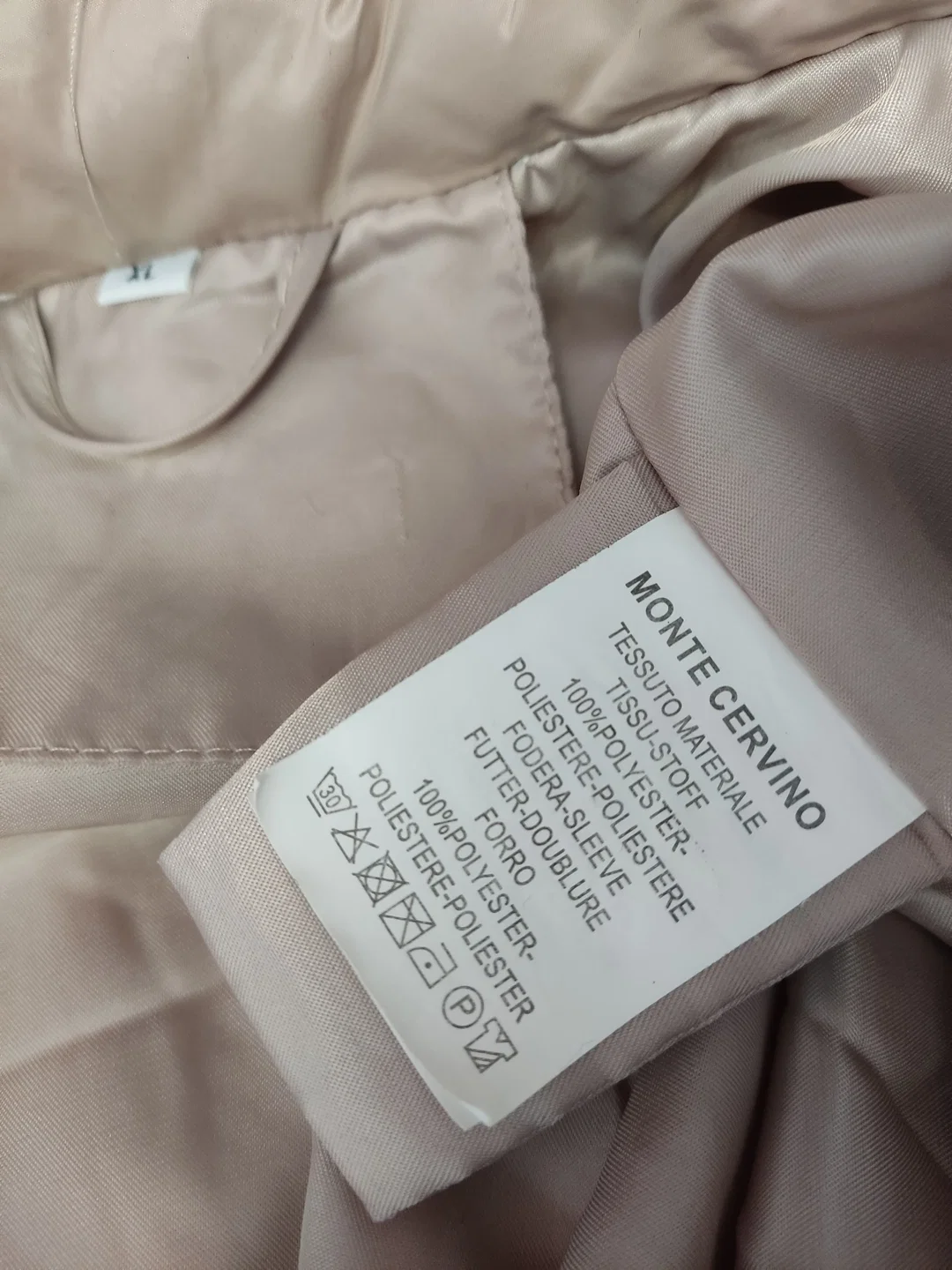 Damen Daunenjacke Sonstige Beige | Winterbegleiter – Bild 3