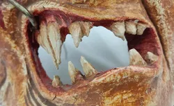 Geschnitzte Krampus-Maske Holz - Bild 9