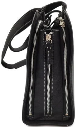 Damenhandtasche Piquardo Schwarzes Leder | Business-Eleganz - Bild 2