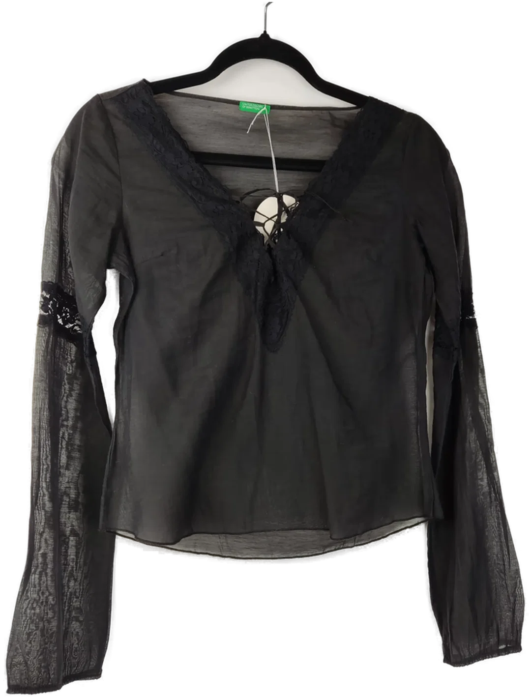 Bluse Benetton Größe S | Leichter Alltagsliebling - Bild 4