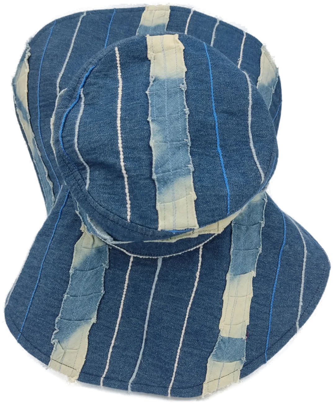 Damen Sonnenhut Jeans mit Muster- Kopfumfang 18cm – Bild 3