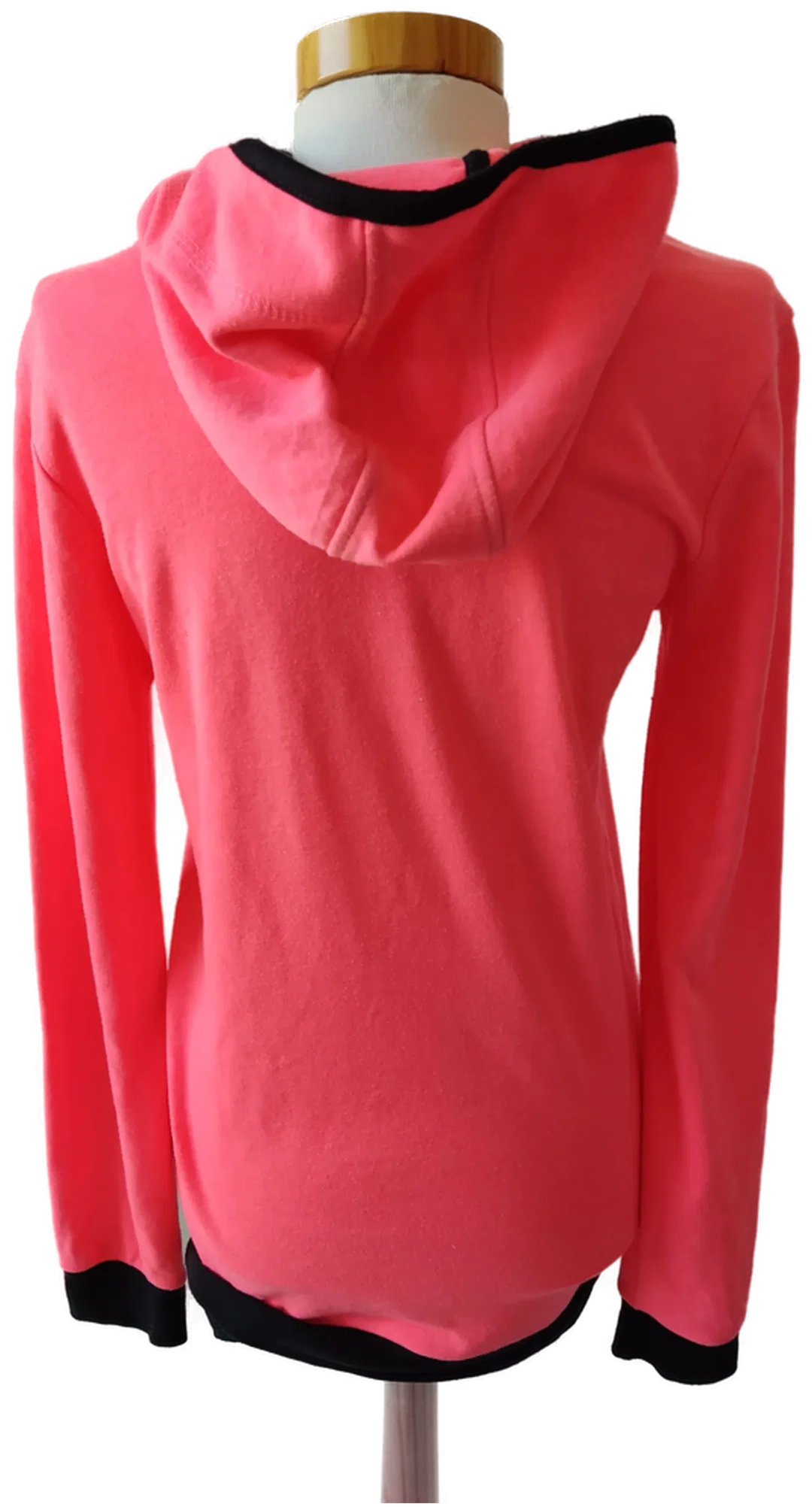 Y.F.K. Kinder Kapuzenpullover, neon-pink mit Aufdruck - Gr. 170/176 – Bild 3