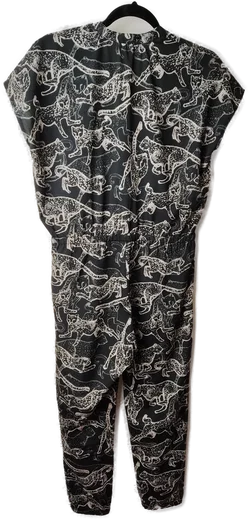 Damen-Jumpsuit von H&M in Schwarz mit Muster | Einzelstück – Vorschau 2