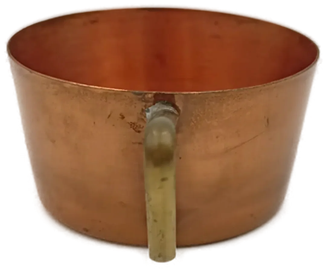 Vintage Kupfer-Tassen Set (6-teilig) – Bild 4