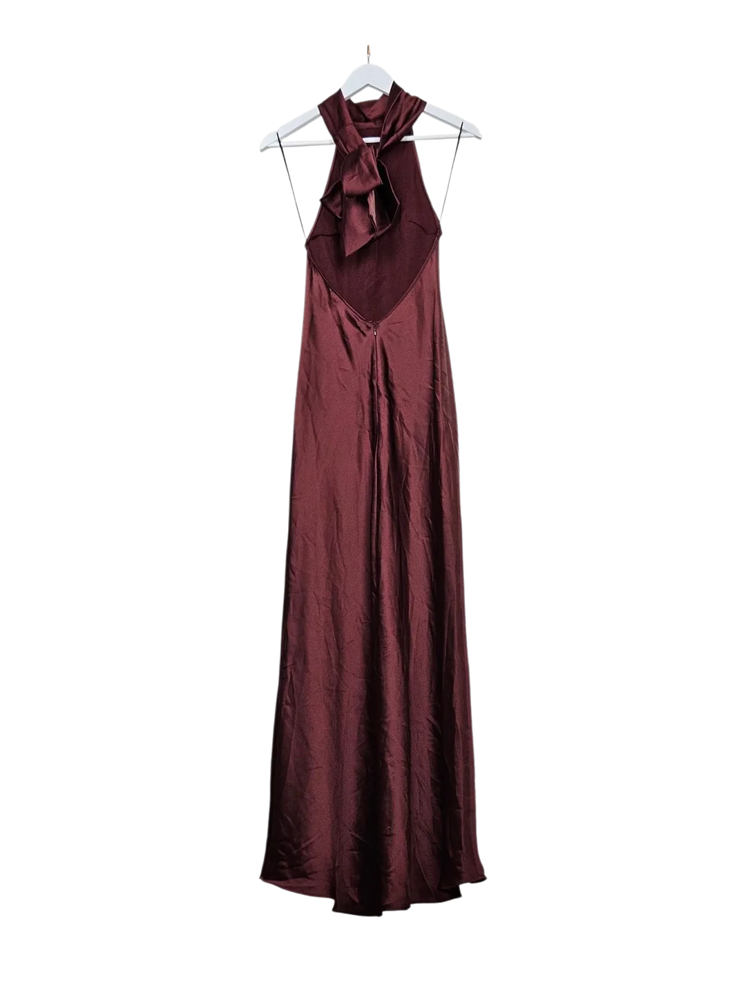 ZARA Damen Maxikleid, bordeaux - Gr. XS – Bild 2