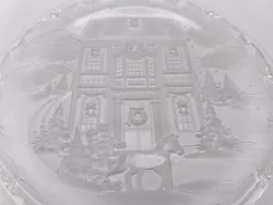 Große Mikasa Kristallglas Weihnachtsplatte "Winter Wonderland" (38cm) – Vorschau 4
