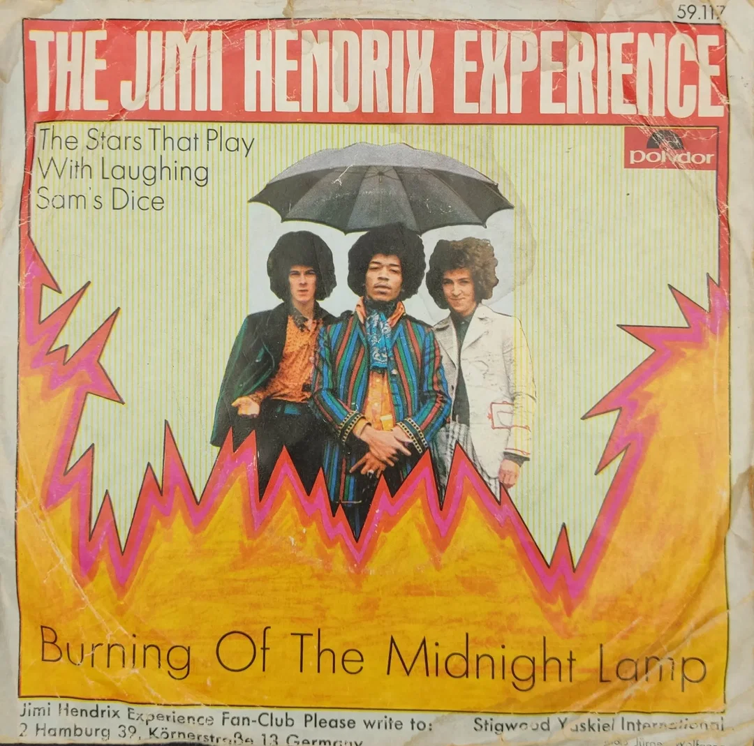 Single Vinyl Jimi Hendrix "The Jimi Hendrix Experience Burning Of The Midnight Lamp"  – Bild 2