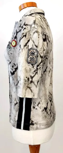 MARCCAIN Sports Damen T-Shirt gemustert - Gr. S - Bild 2