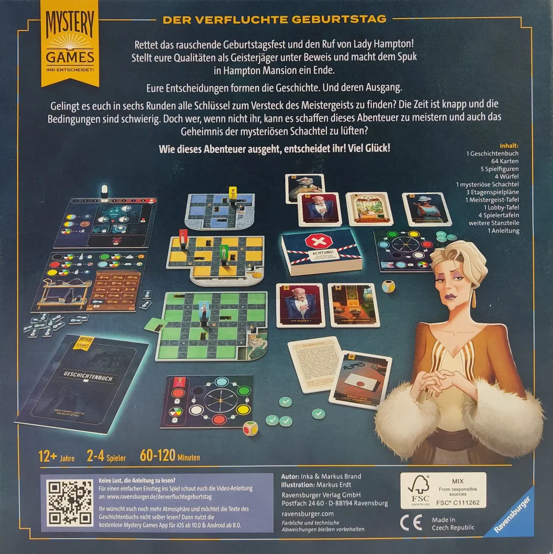 Der verfluchte Geburtstag - Gesellschaftsspiel - Ravensburger  – Bild 2