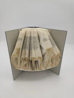 Faltkunst Buch Danke gold - Bild 3