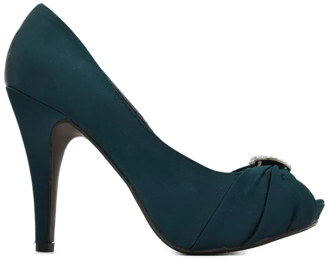 JUMEX Damen High Heels blaugrün - Gr. 39 - Bild 1