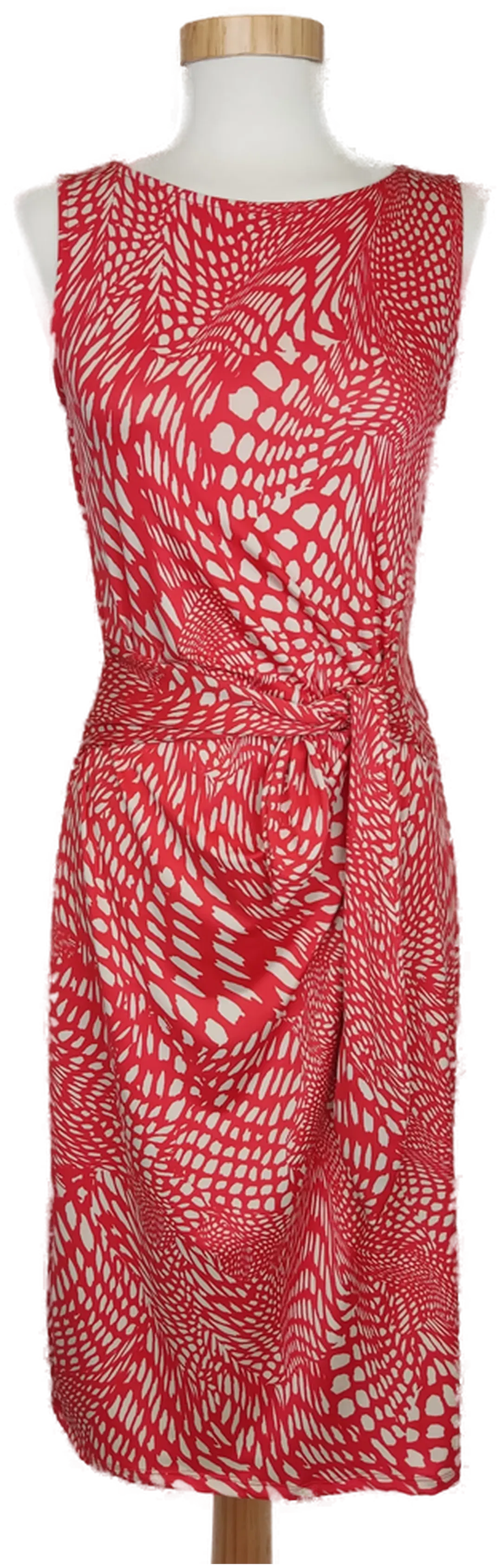 Esprit Damen Kleid rot/weiß gemustert - S/36 - Bild 4