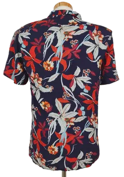 Zara Kurzarmhemd Herren, marine - Gr. S  - Bild 2