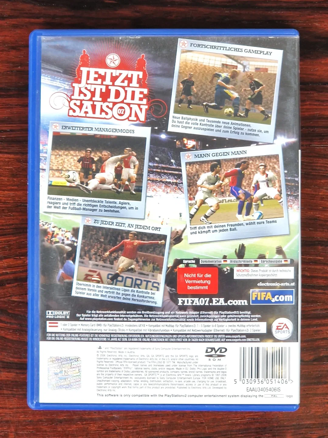 FIFA 07 - PlayStation 2 - PS2 -Fussball Spiel – Bild 2
