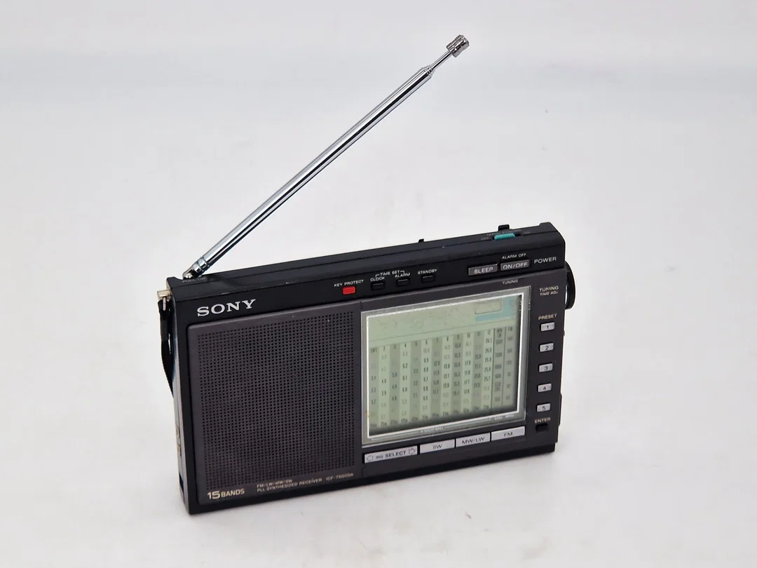 Sony ICF-7600DA Digitaler Weltempfänger / Radio - Schwarz (Ungeprüft / Bastlerware) – Bild 3