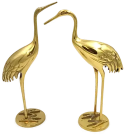 Gilde Handwerk 2 Messing Tierfiguren 
