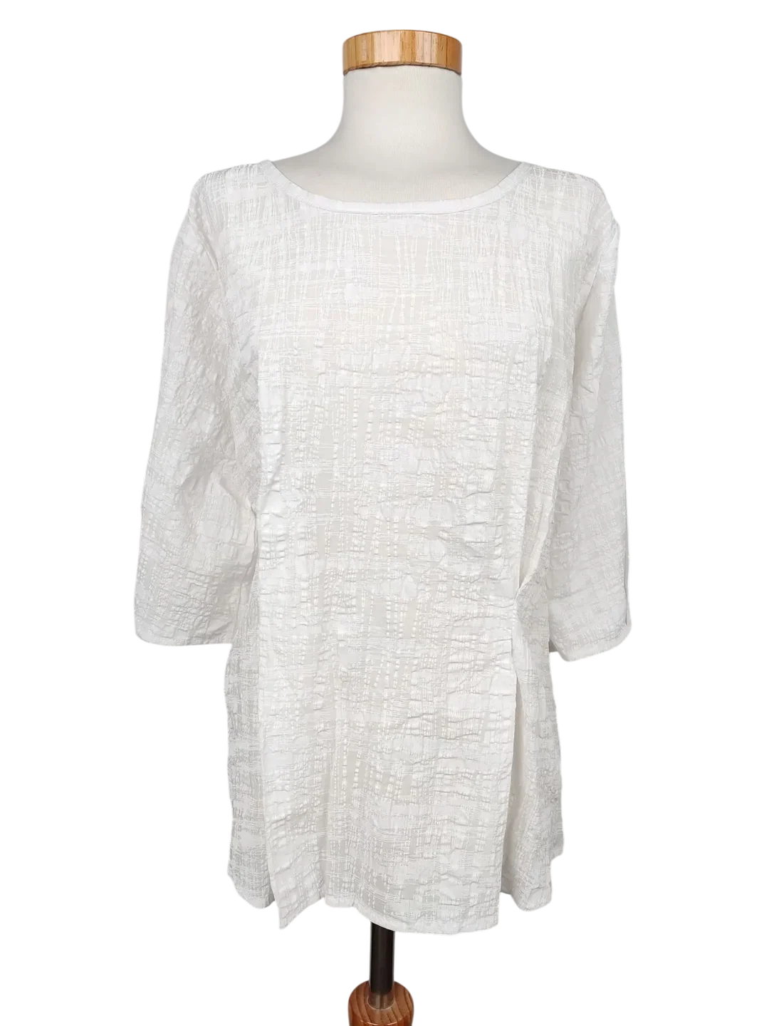 Zeitlos by Luana Damen Bluse, weiß - Gr. M  - Bild 1