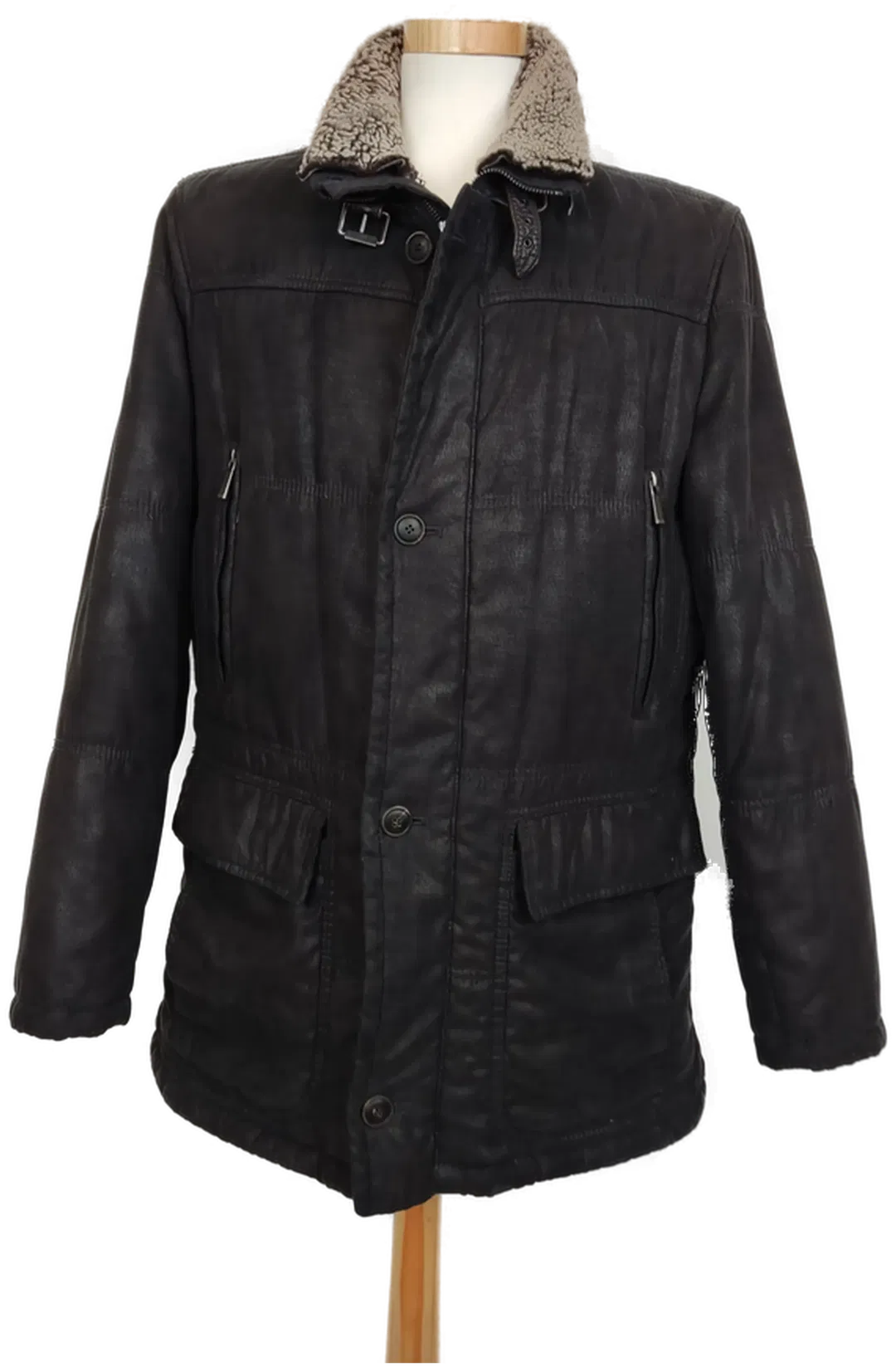 Bugatti Herren Jacke schwarz Gr. 50 - Bild 4