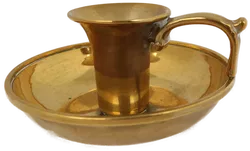 Kerzenständer Messing mit Tragegriff - Bild 3