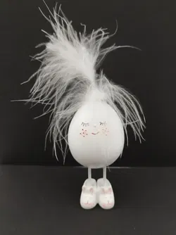 SET kleiner Osterfiguren - 3 Stück / Holz - Bild 3