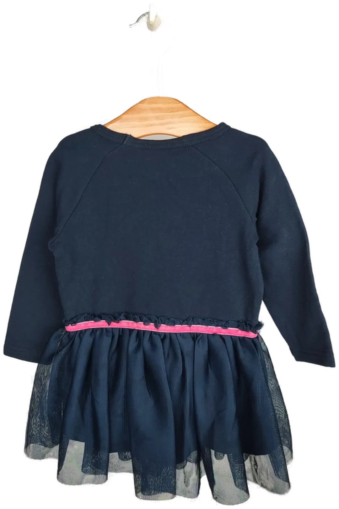 name it Mädchen Kleid mit Tüllröckchen dunkelblau - 86 – Bild 2