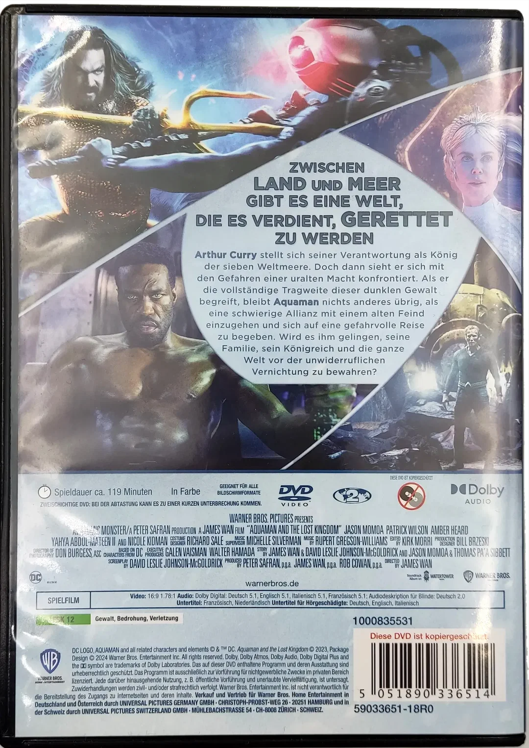 DVD "Aquaman: Lost Kingdom" – Bild 2