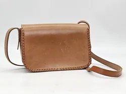 Vintage Damen Umhängetasche - hellbraun - Bild 2