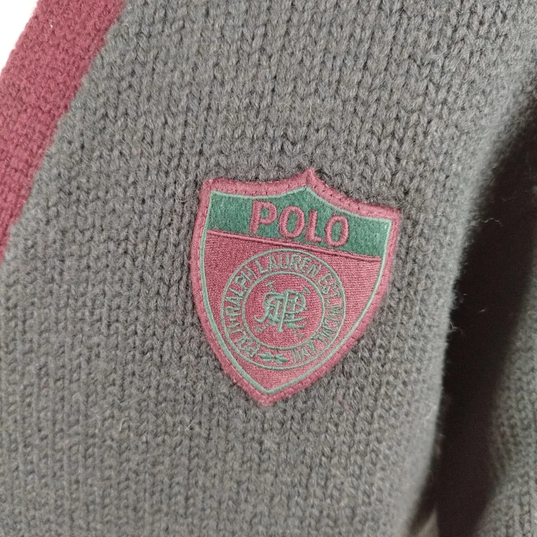 Ralph Lauren Polo Cardigan - Gr. L / 100% Wolle – Bild 4