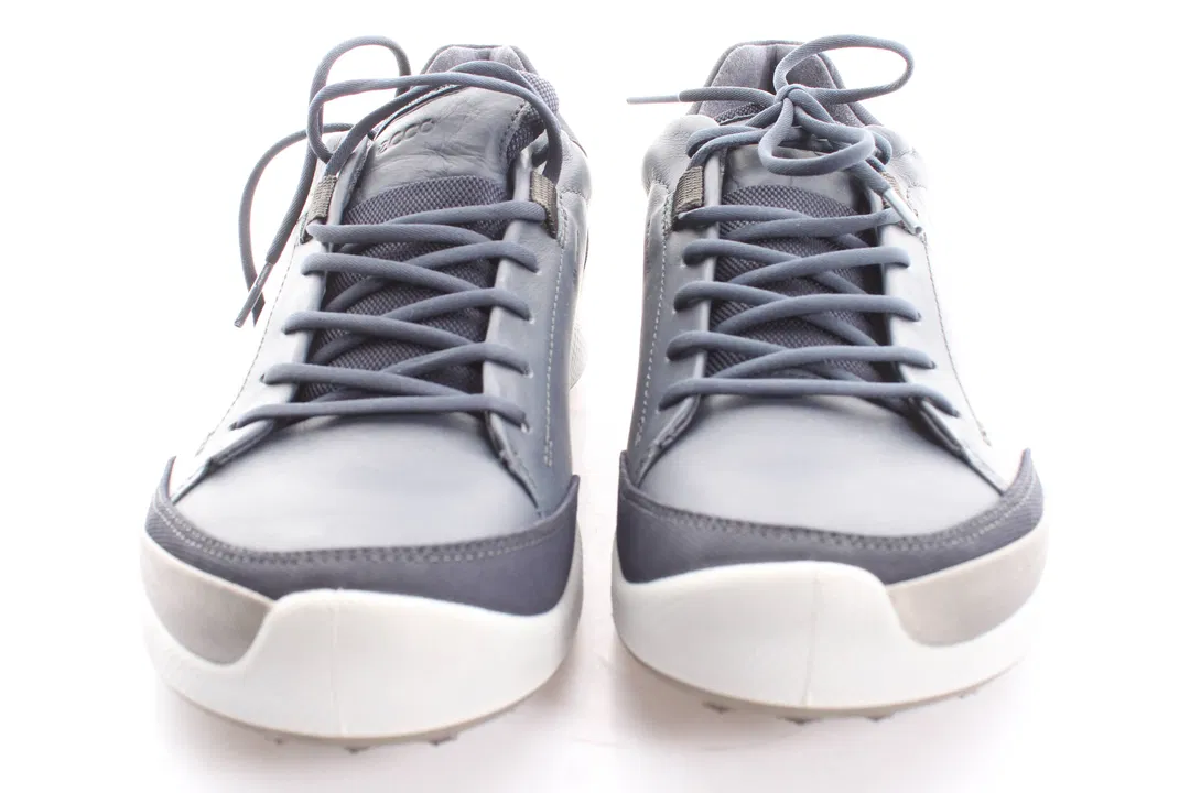 ECCO Golf Schuhe Herren Gr. 42 – Blau/Grau – Leder – Spikeless – bequem & sportlich - Bild 4