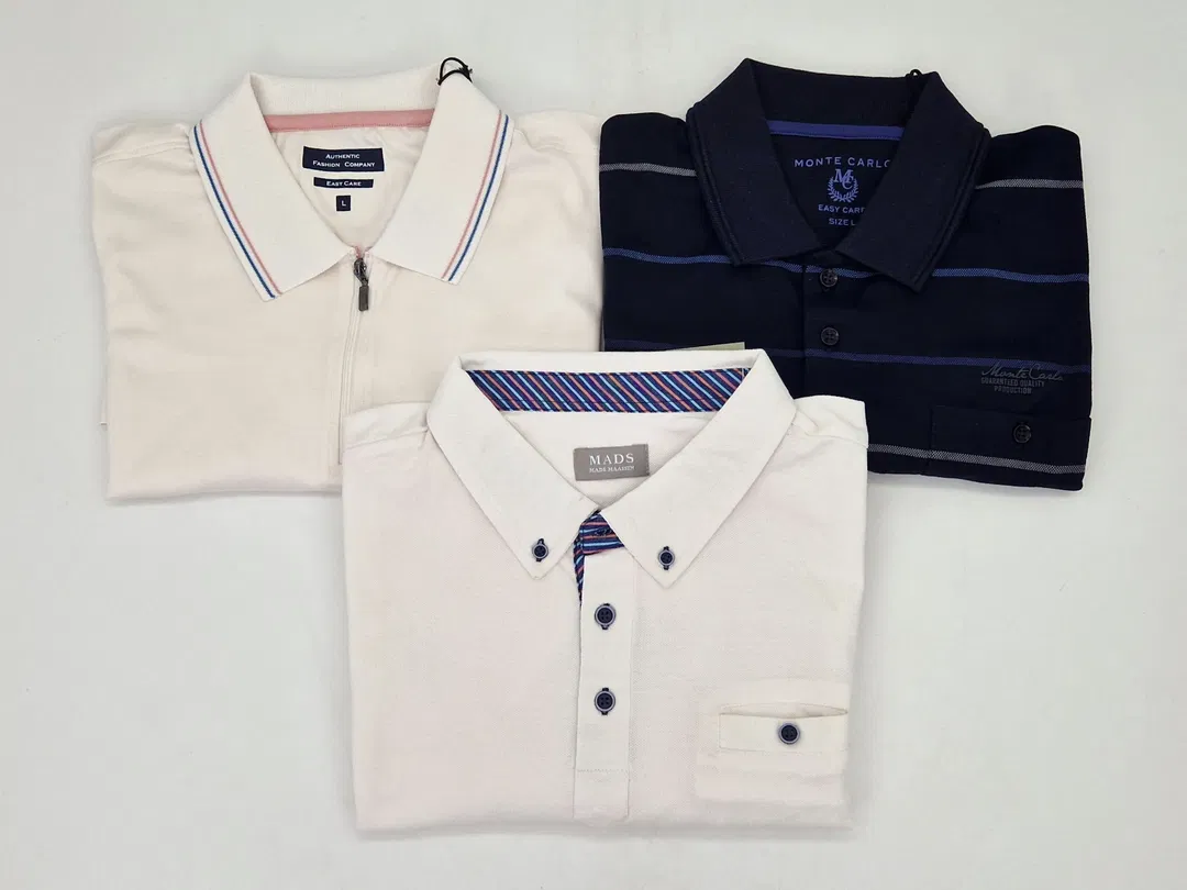 Herren Polo-Shirts Basic 3 - 3er Pack - Bild 1