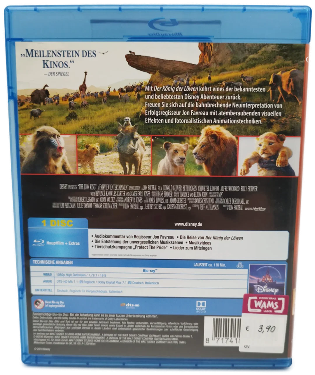 Disney, Der König der Löwen - FSK 6 / inkl. Extras – Bild 2