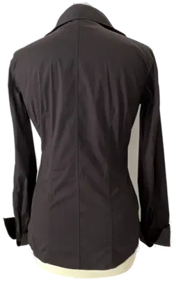 VAN LAACK Damenbluse schwarz mit seitlichem Zipper Gr. 36 - Bild 2