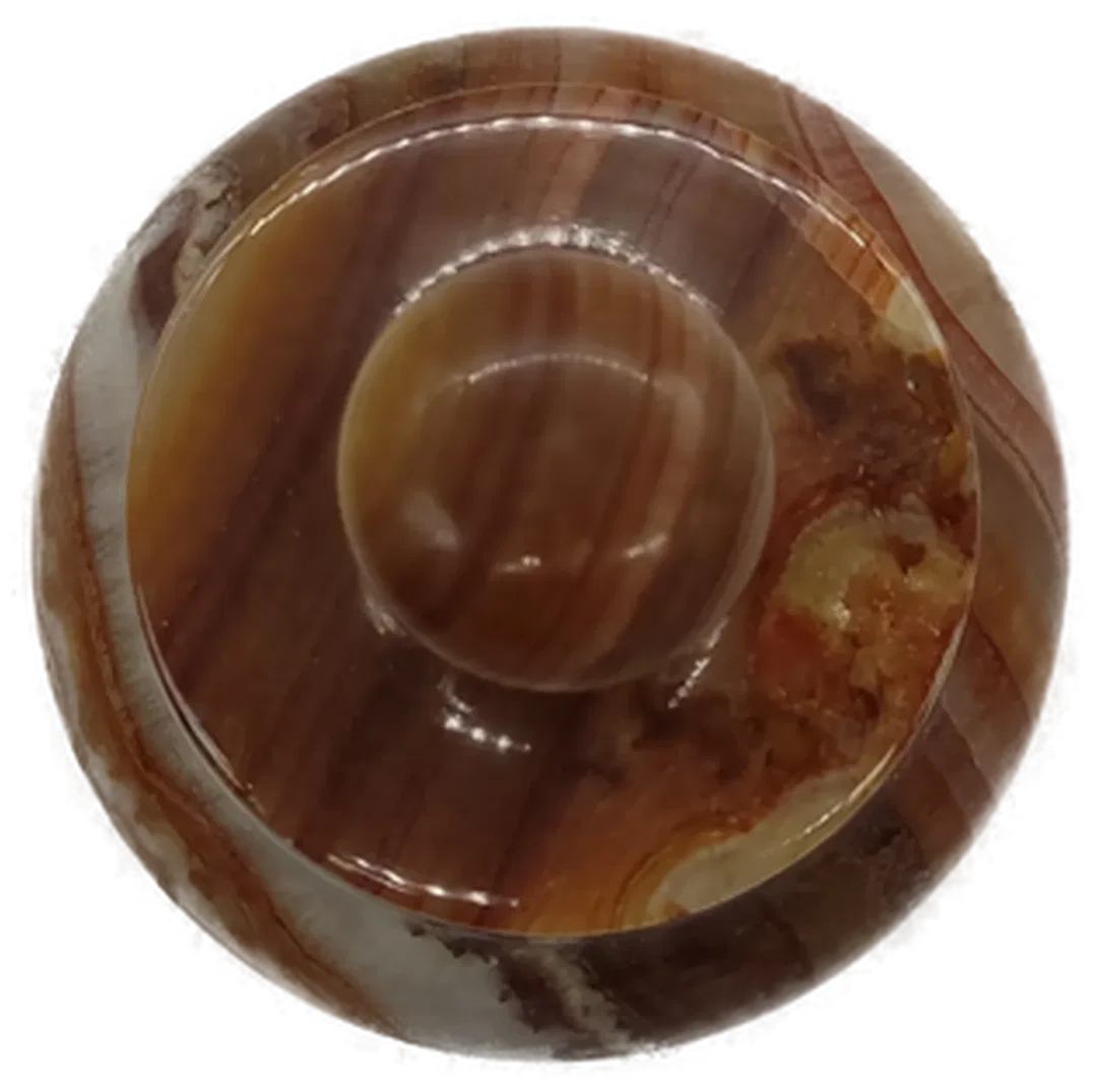  Aufbewahrungsdose aus Onyx Maße Höhe ca 9 cm Breite ca 7 cm – Bild 3