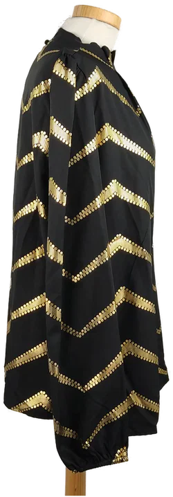 Damenbluse schwarz-gold - XL/42 – Vorschau 2