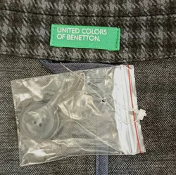 United Colors of Benetton Herrenblazer gemustert Gr. XXL/EEG - Bild 3