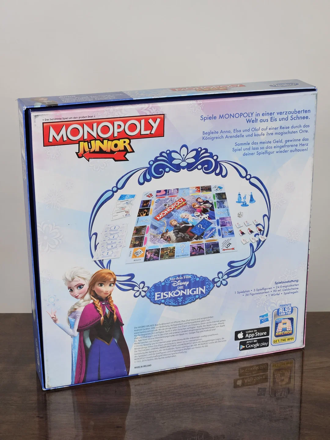 MONOPOLY JUNIOR - Die Eiskönigin - Gesellschaftsspiel - Hasbro  – Bild 2