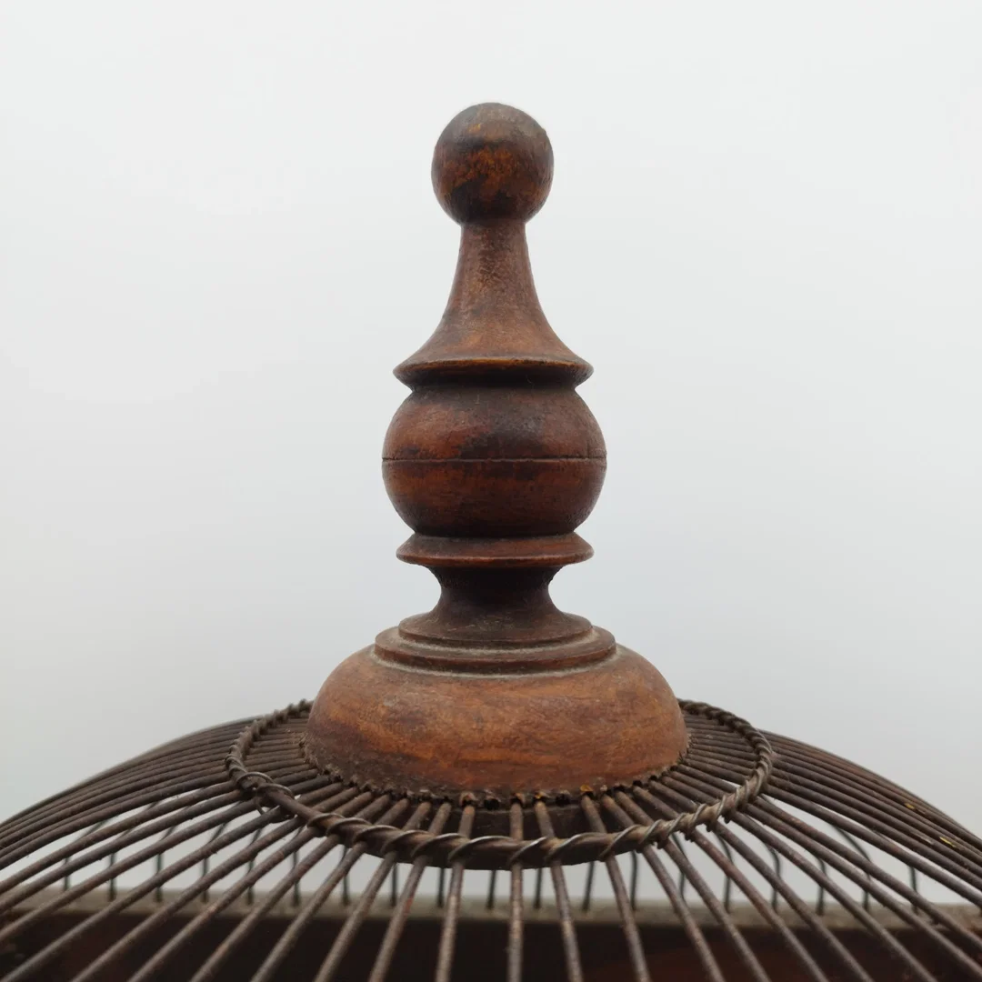 Antiquarischer Vogelkäfig - ca. 1880 / Einzigartiges Dekostück! – Bild 6