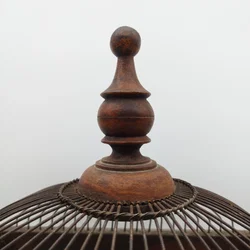Antiquarischer Vogelkäfig - ca. 1880 / Einzigartiges Dekostück! - Bild 6