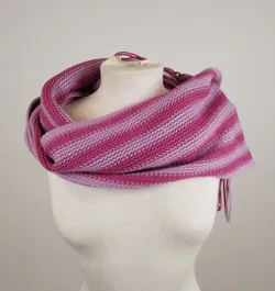 Gestreifter Strickschal - ca. 140cm - Bild 2