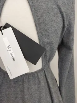 [NEU] My Style Damen Minikleid grau - M/38 - Bild 4