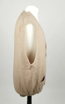 Solosopra Herrengilet - Gr. 48 / Pures Kaschmir - Bild 2